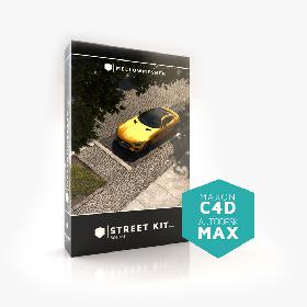 3D model Street Kit Scenes Collection